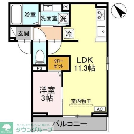 (仮称)D-ROOM下藤沢PJの物件間取画像